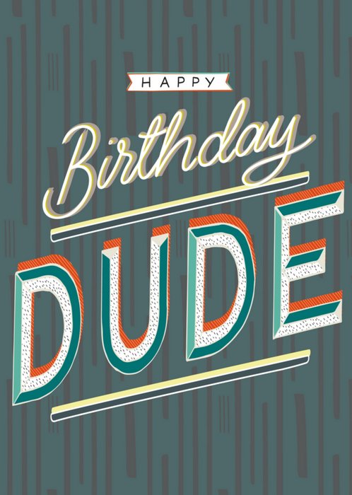 TMS | Verjaardagskaart | Dude