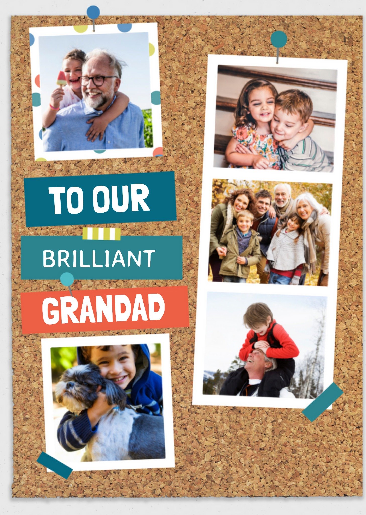 Verjaardagskaart - fotokaart voor opa