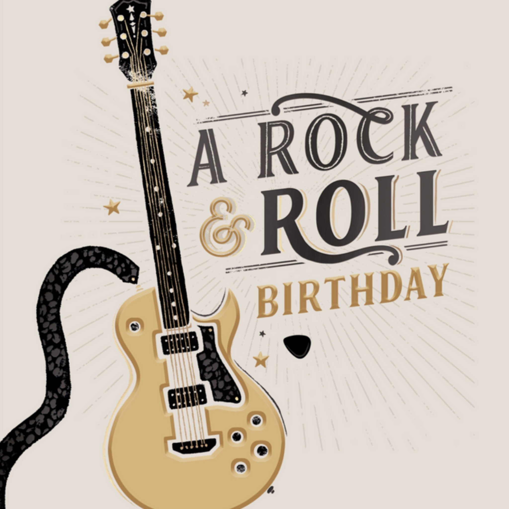 HotchPotch - Verjaardagskaart - gitaar
