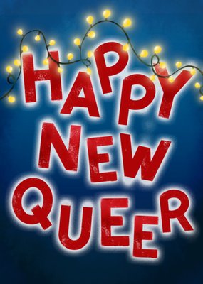 Greetz | Nieuwjaarskaart | queer | lampjes