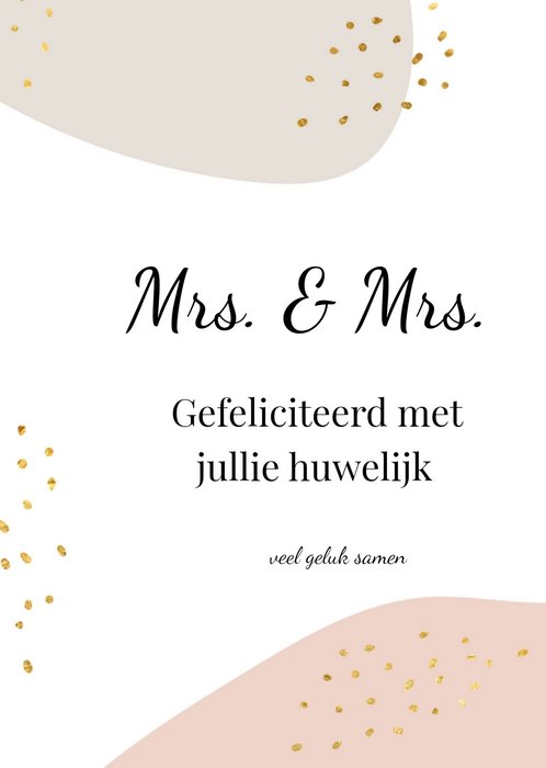 Greetz | Huwelijkskaart | Mrs & Mrs