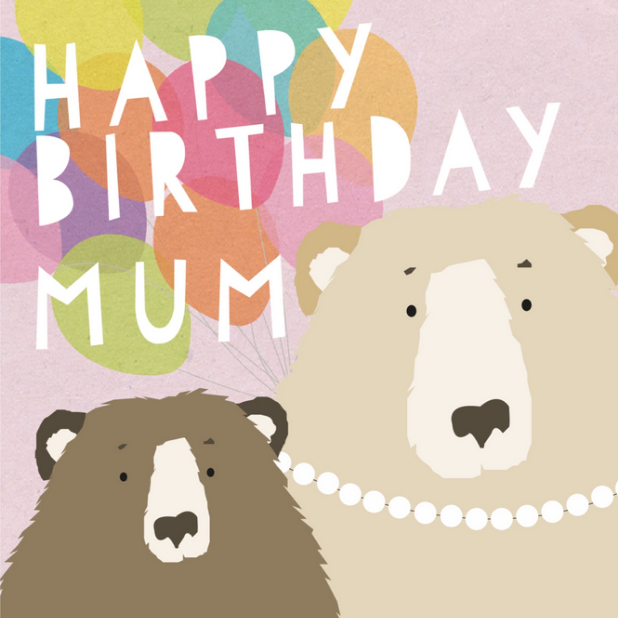 Verjaardagskaart - beren