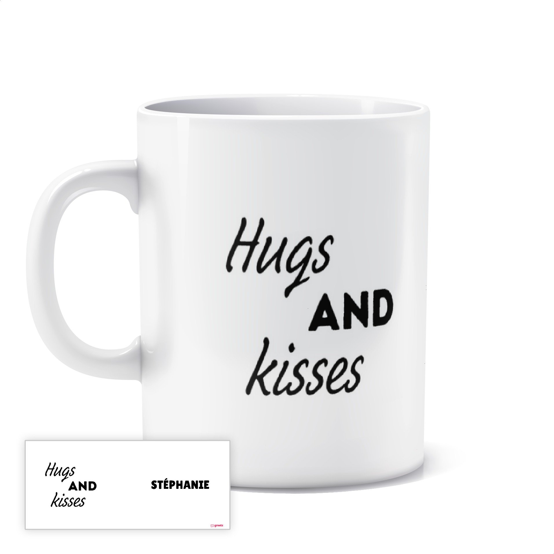 Mok - Hugs and Kisses - met eigen naam