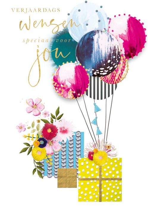 Abacus | Verjaardagskaart | ballonnen