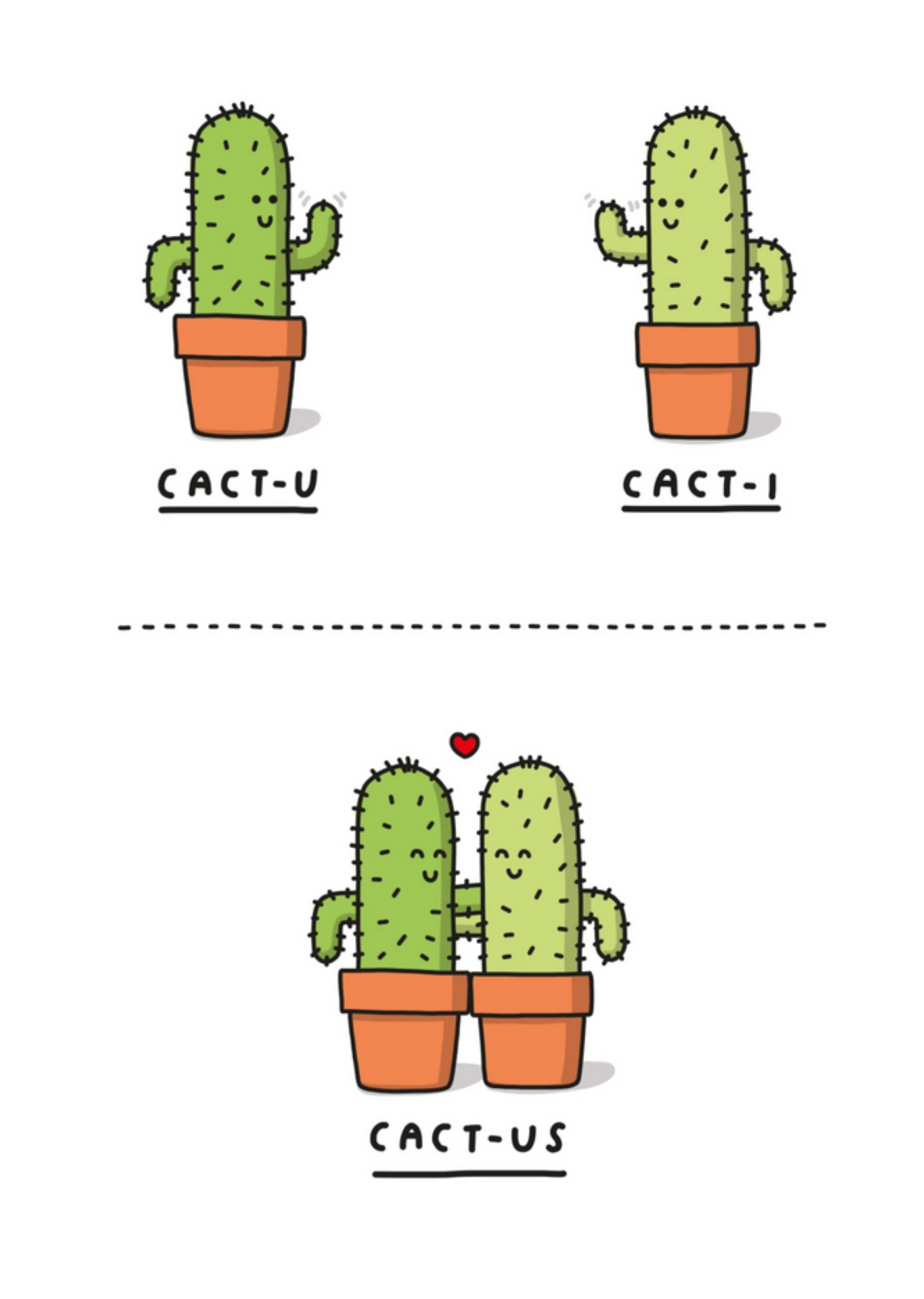 Tillovision - Valentijnskaart - cactus
