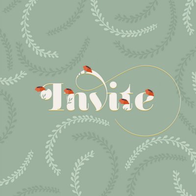 Greetz | Uitnodiging kerstfeest | minimalistisch