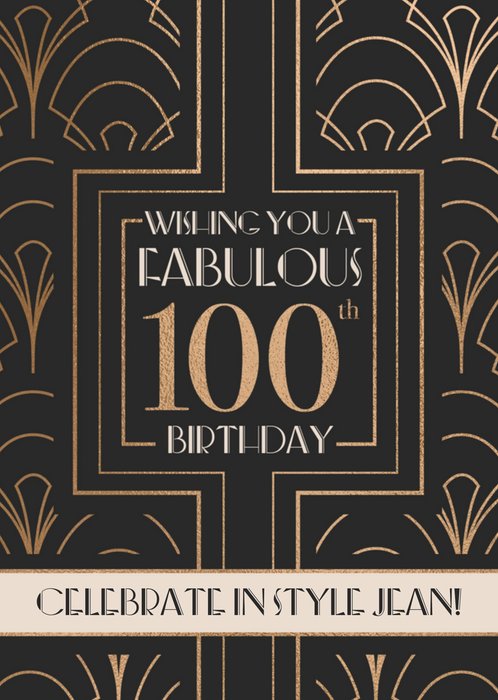 Greetz | Verjaardag | 100 | Vintage