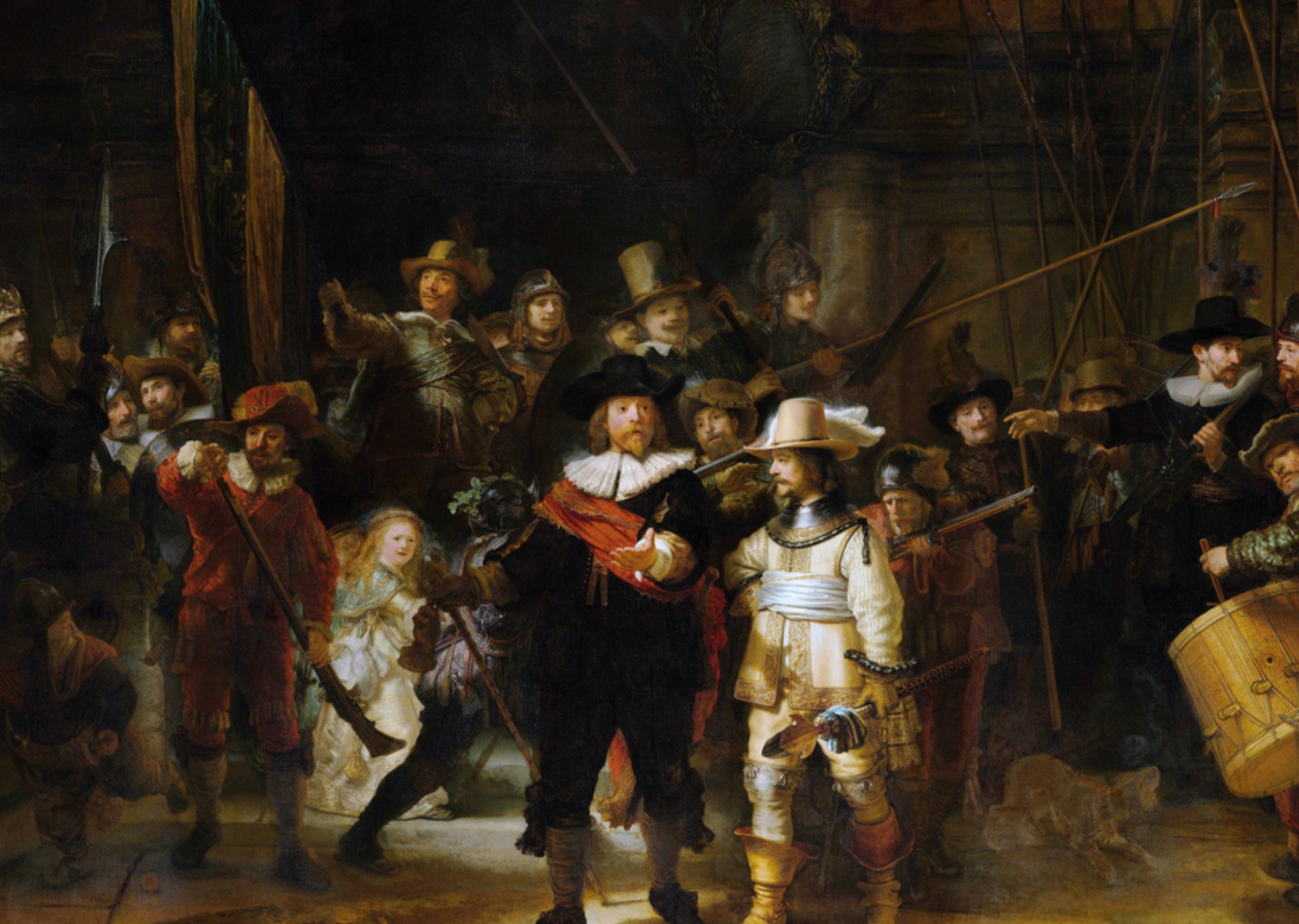 Kunstkaart De Nachtwacht - Rembrandt van Rijn