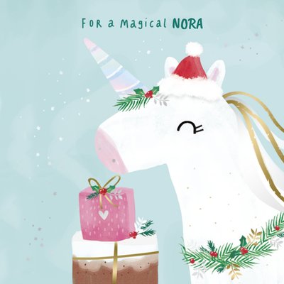UK Greetings | Kerstkaart | Eenhoorn | Magical