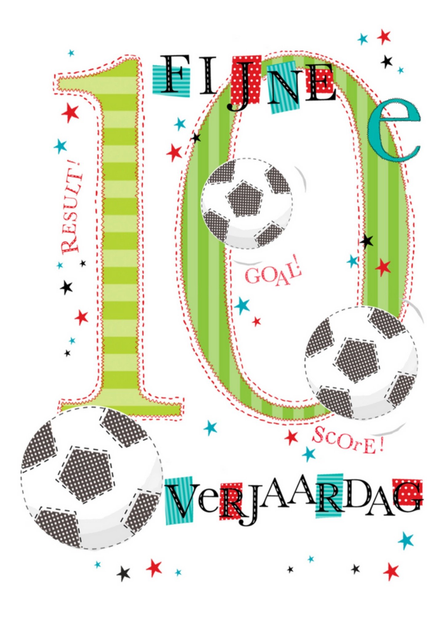 Abacus - Verjaardagskaart - voetbal