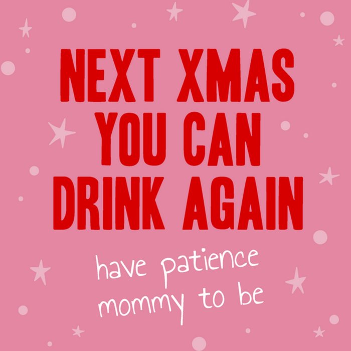 Greetz | Kerstkaart | Grappig | Mommy to be