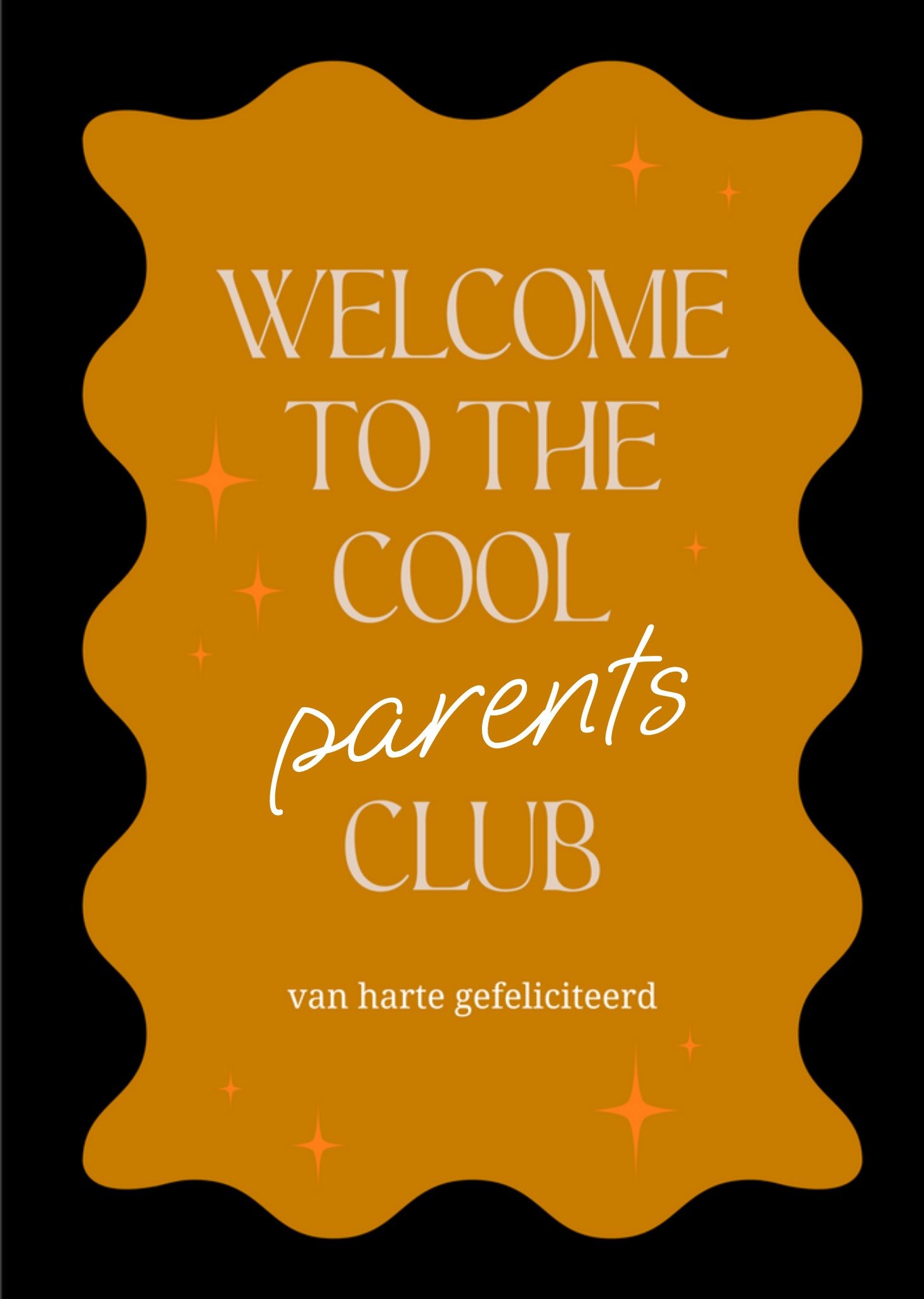 Geboortekaart - Cool parents club