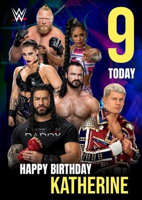 WWE | Verjaardagskaart | Met leeftijd