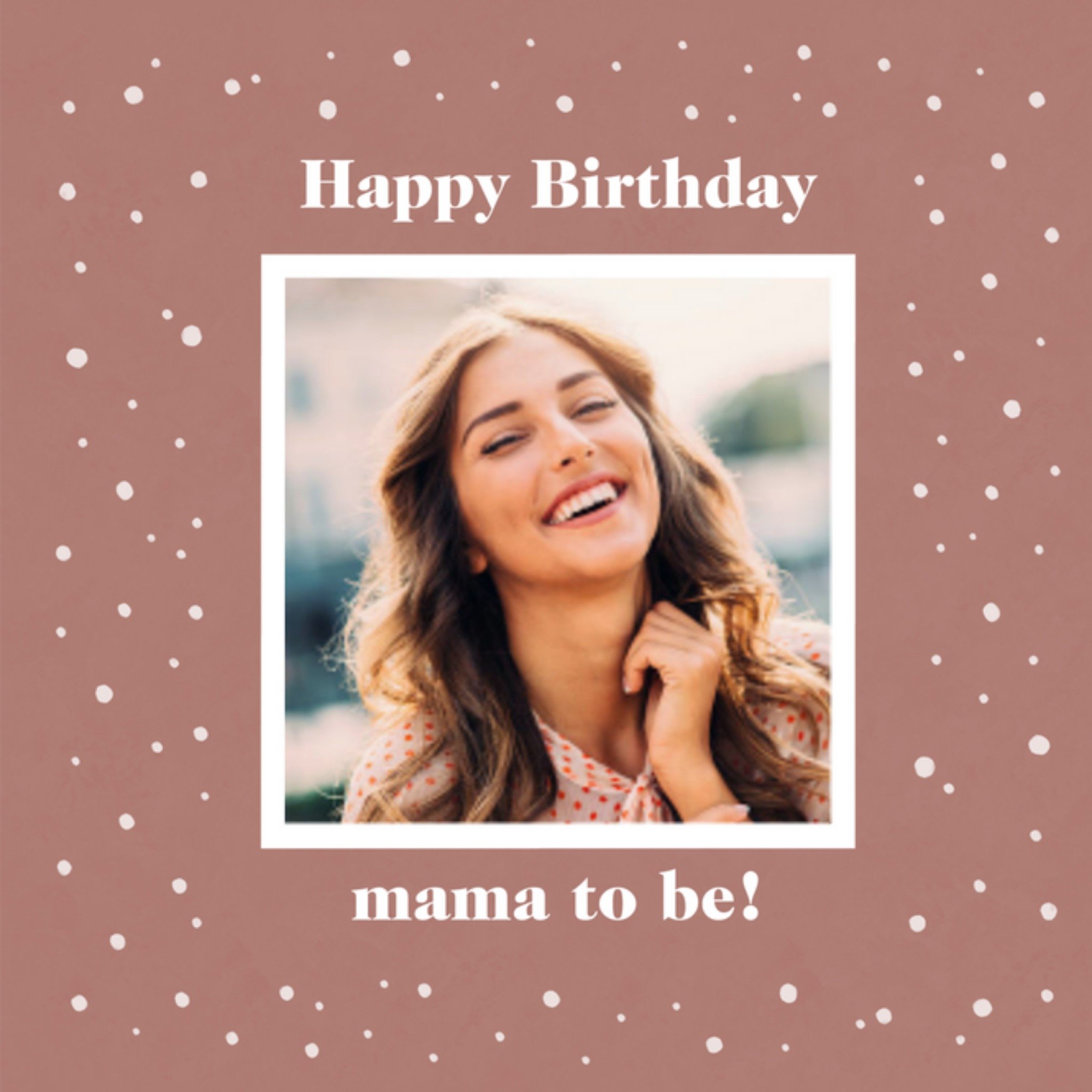 Verjaardagskaart - Stippen - Mama to be