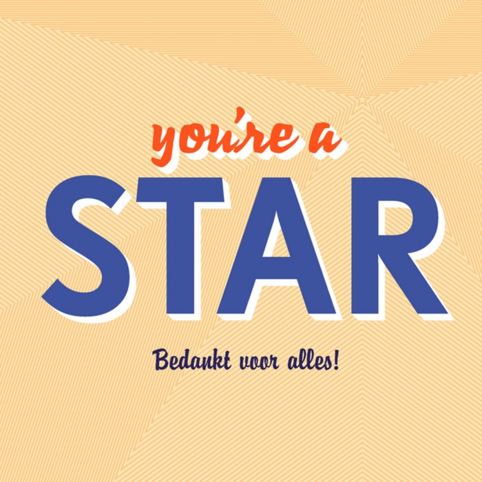 Greetz | Pensioen kaart | You're a star