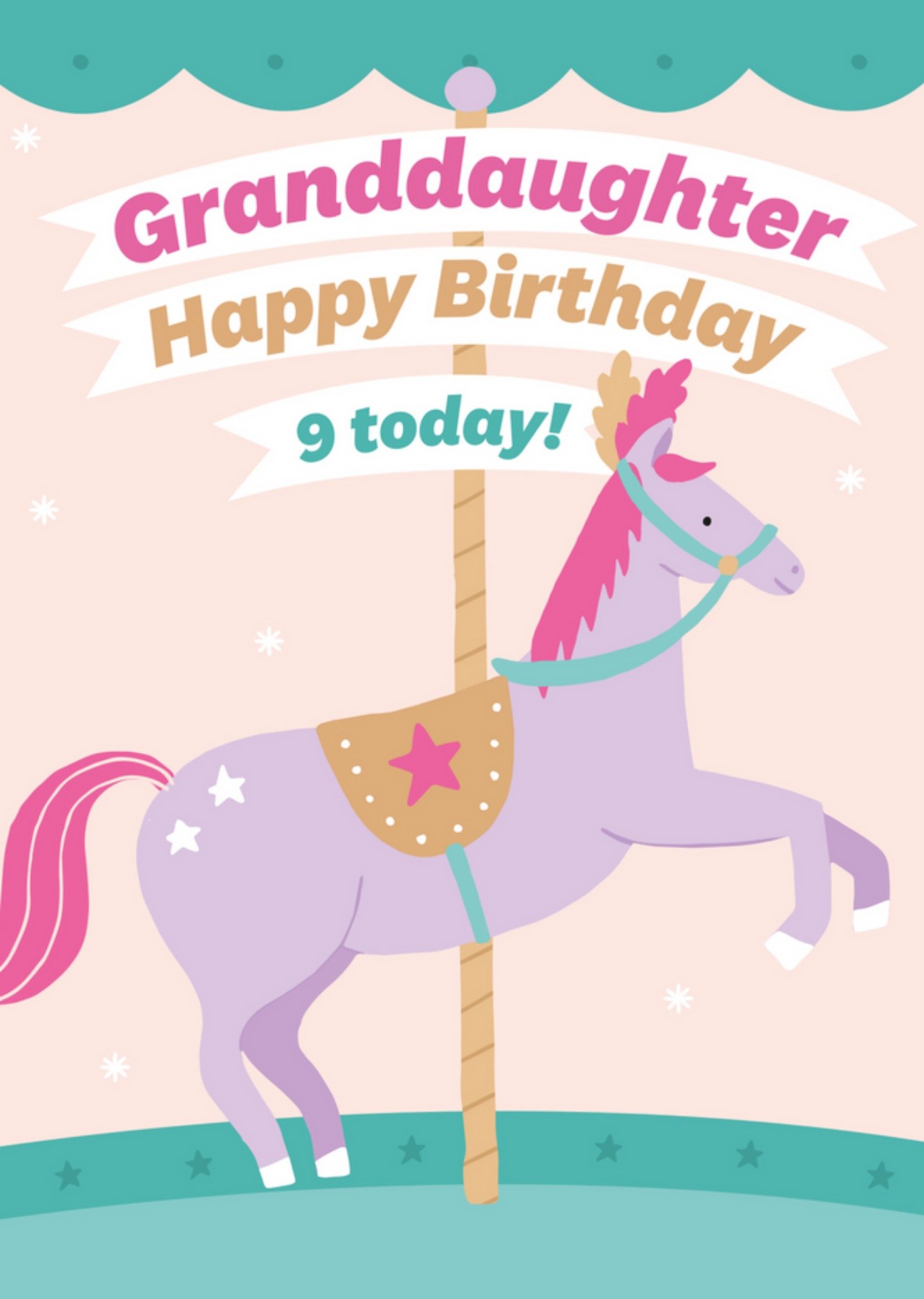 Verjaardagskaart - Granddaughter 9