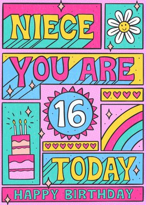 Greetz | Verjaardagskaart | Niece you are 16