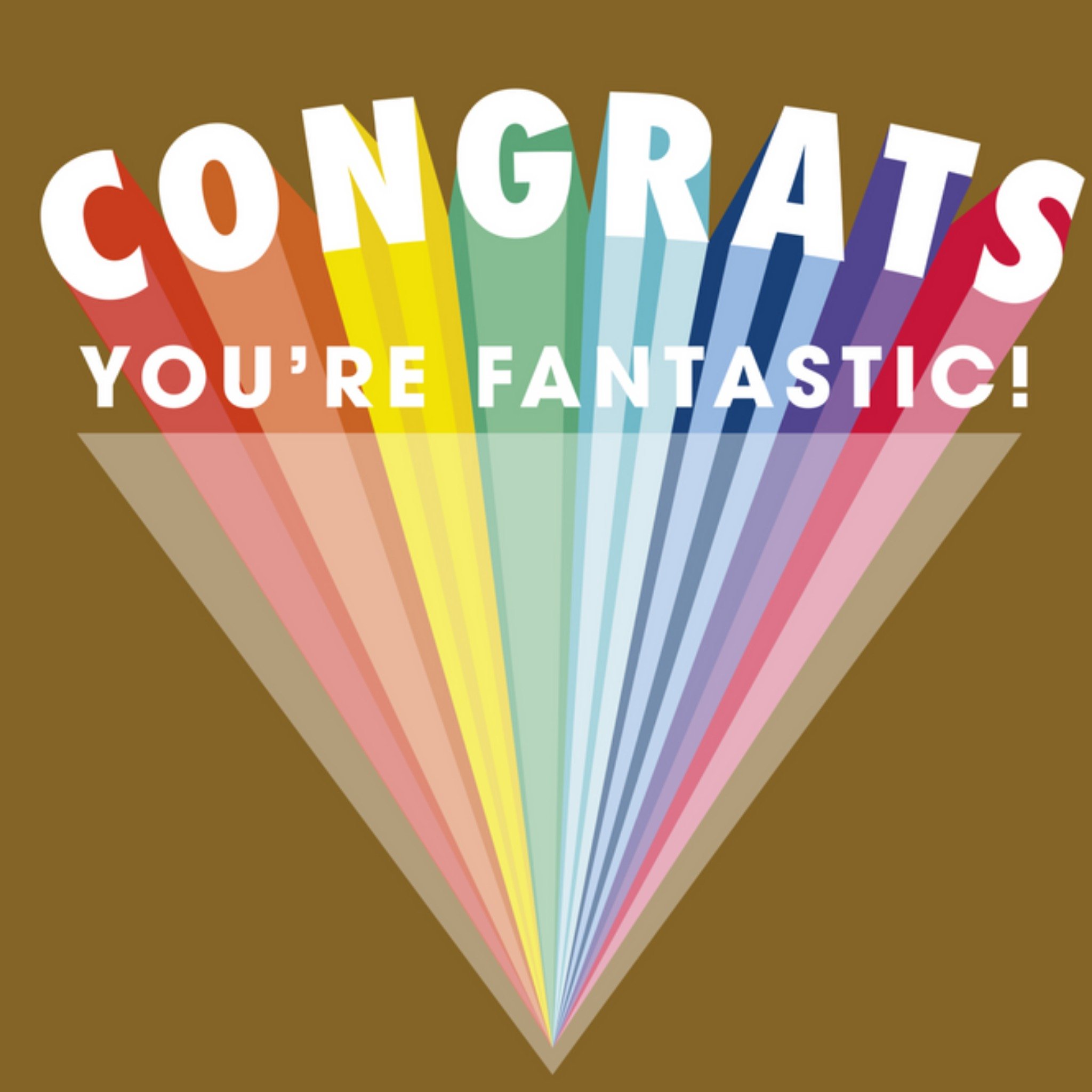 UK Greetings - Felicitatiekaart - regenboog