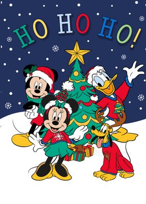 Disney | Kerstkaart | Mickey Mouse | Ho Ho Ho
