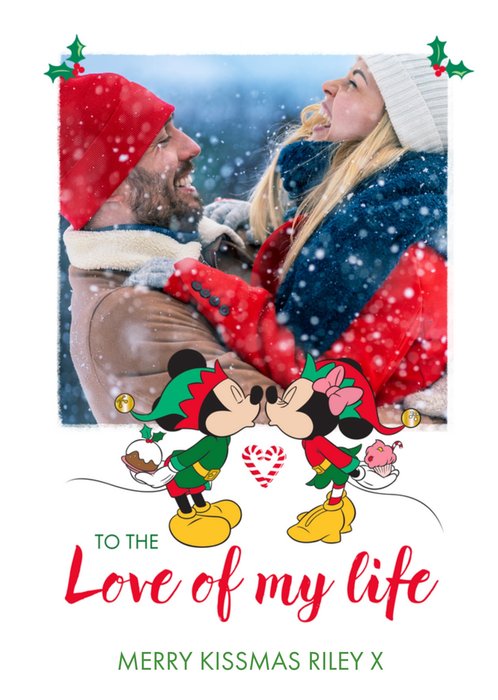 Disney | Kerstkaart | Mickey Mouse | Love of my life
