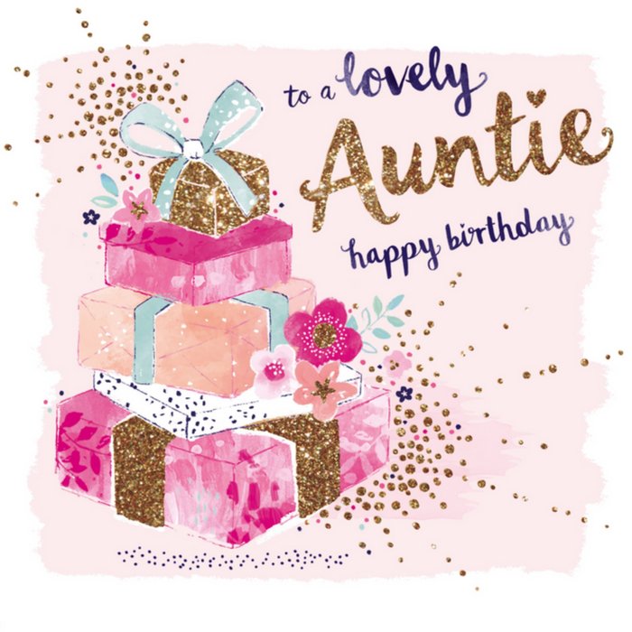 To a lovely auntie