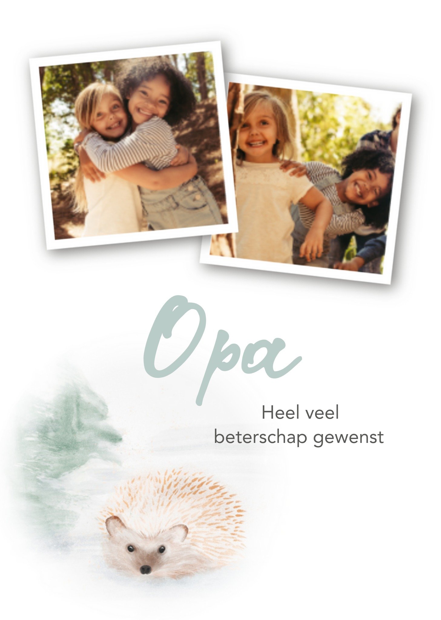 Beterschapkaart - Opa - Foto