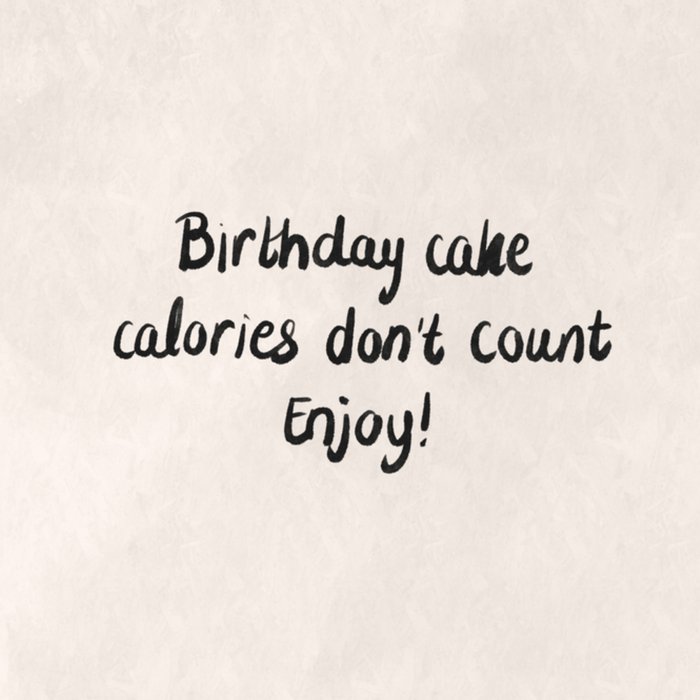 Greetz | Verjaardagskaart | calories | cake