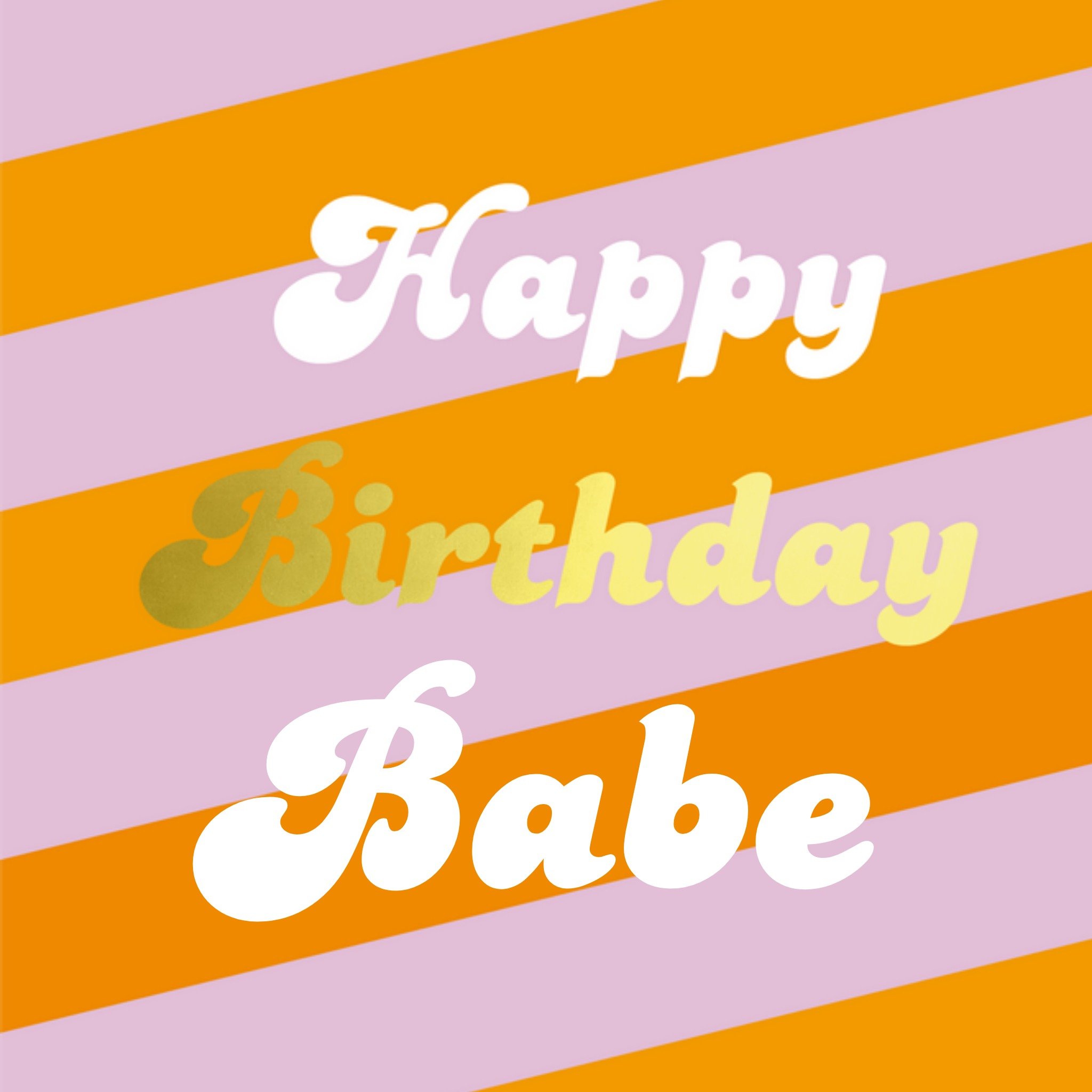Tsjip - Verjaardagskaart - Happy Birthday Babe