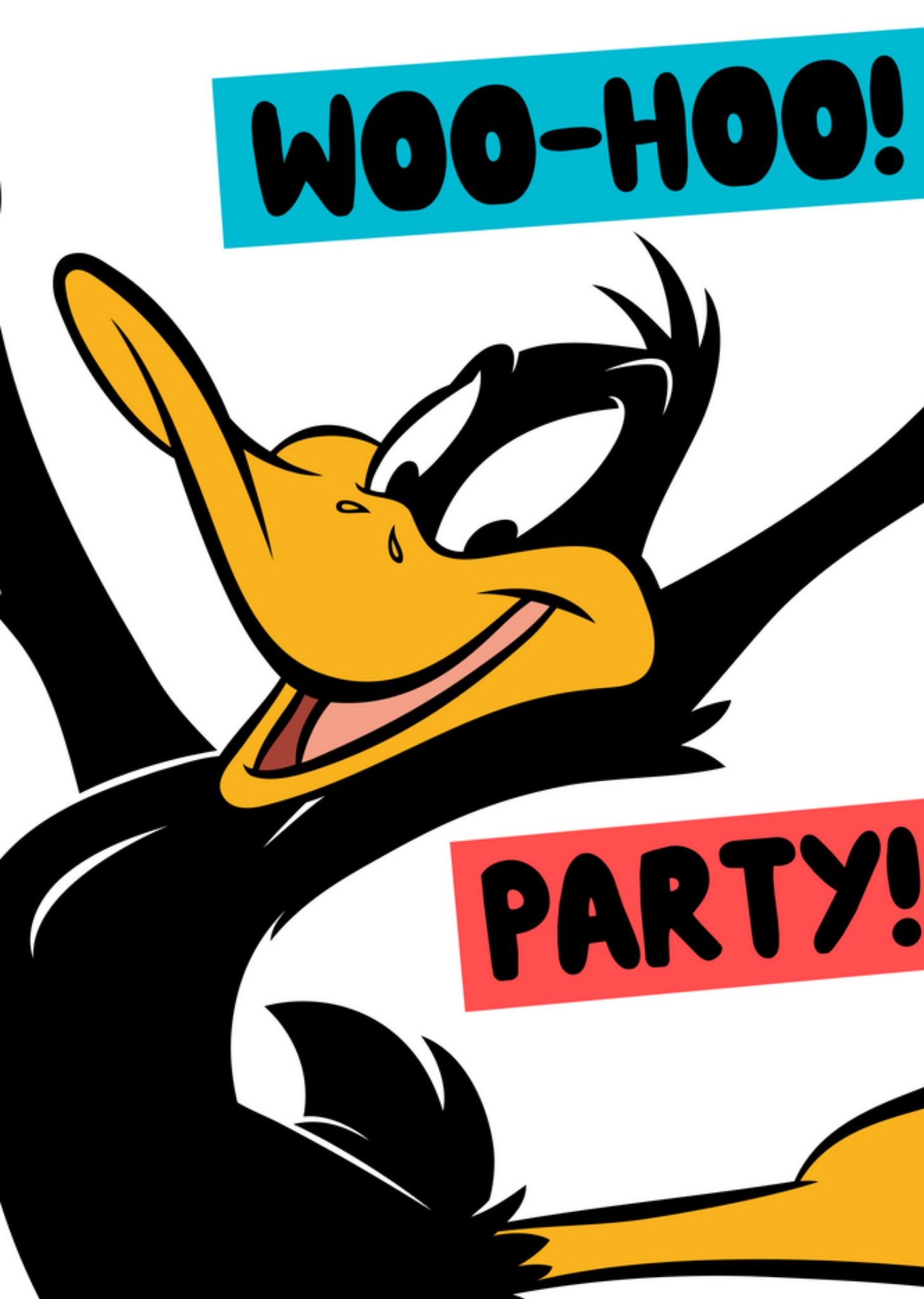 Warner Bros - Verjaardagskaart - Looney Tunes - Daffy Duck
