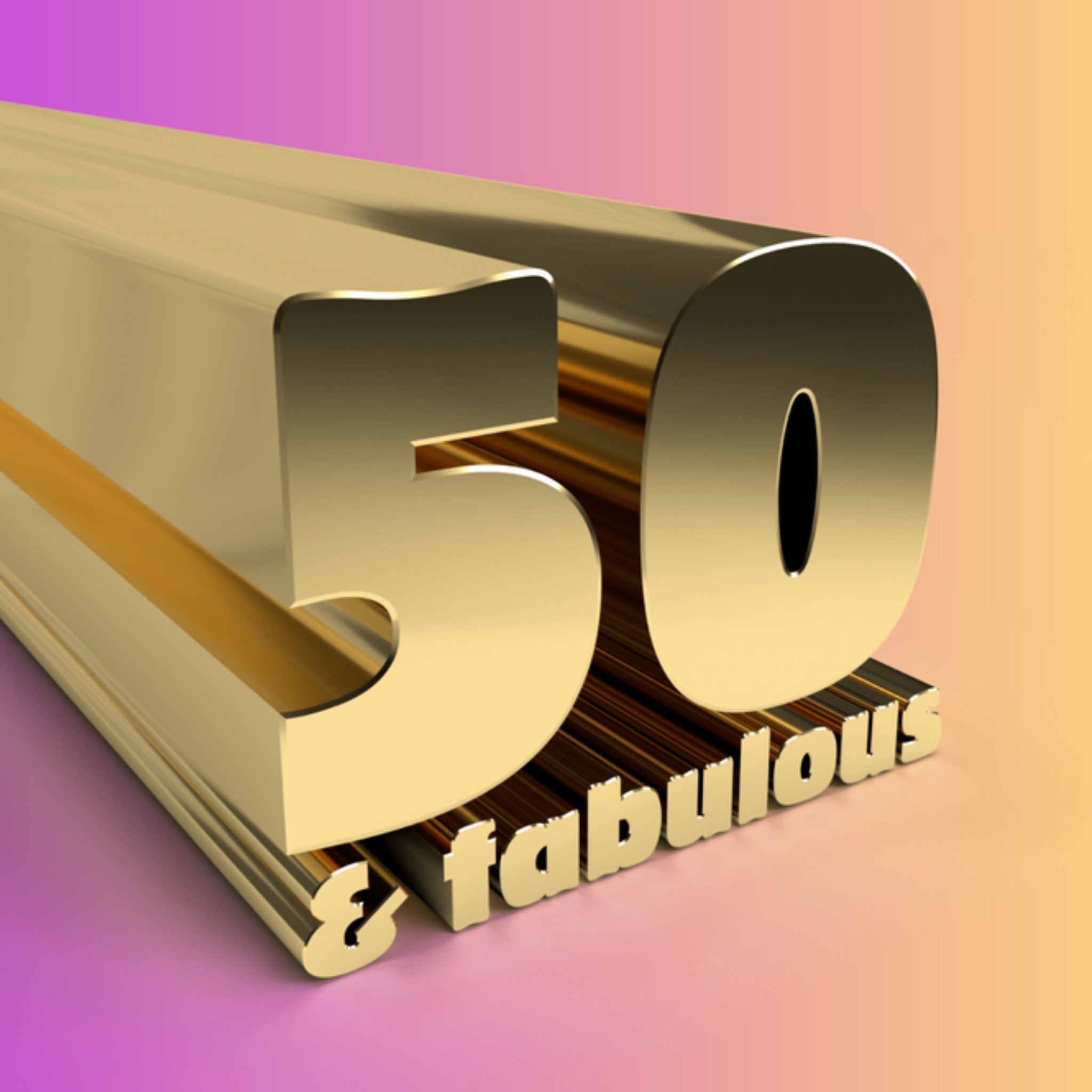 Verjaardagskaart - 50 fabulous