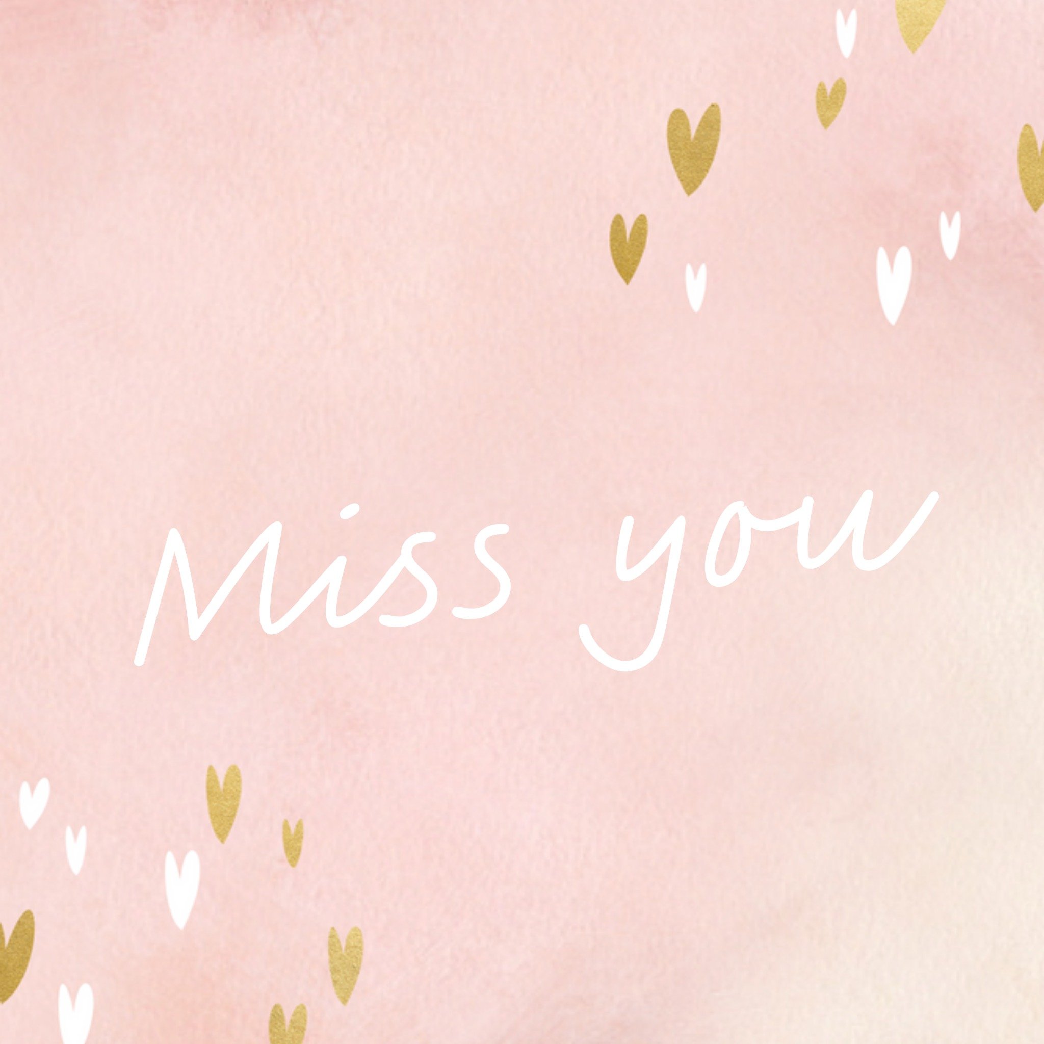 Valentijnskaart - Miss you
