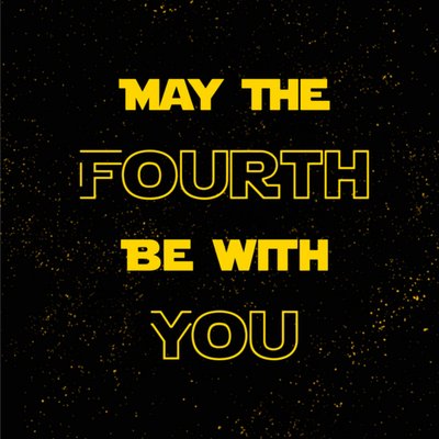 Greetz | Zomaar kaart | Star Wars | May the fourth be with you