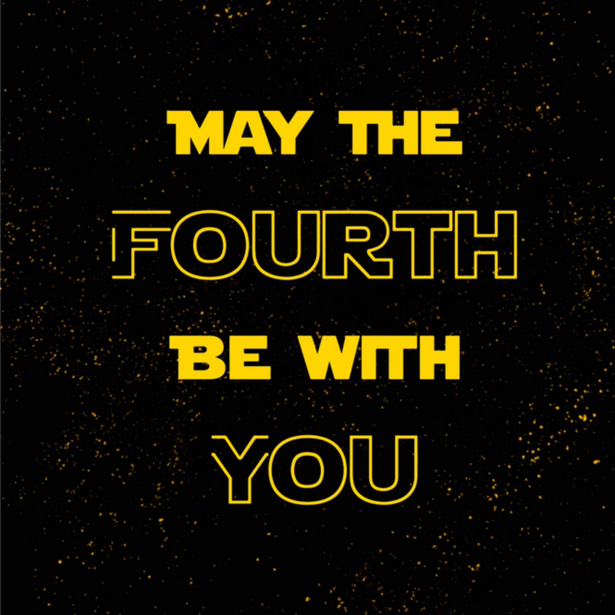 Zomaar kaart - Star Wars - May the fourth be with you