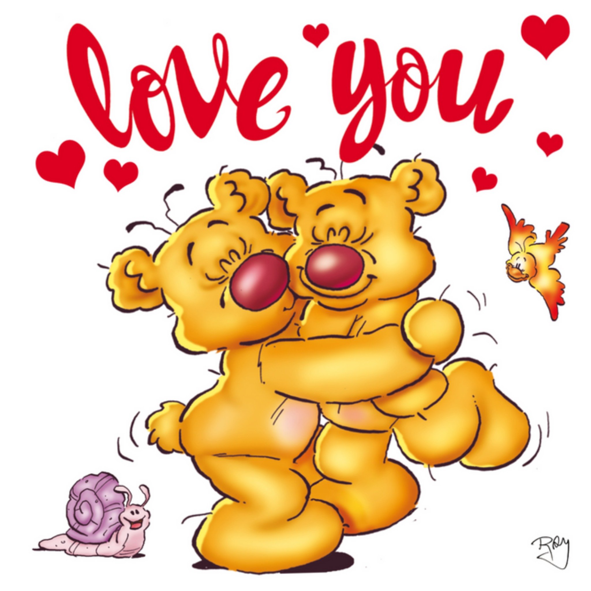 Doodles - Valentijnskaart - beer