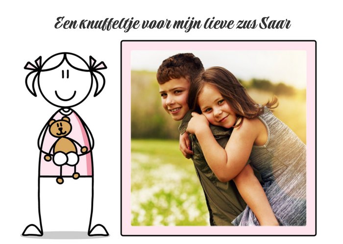 YH Tekent | Broer en zus dag | fotokaart | Greetz