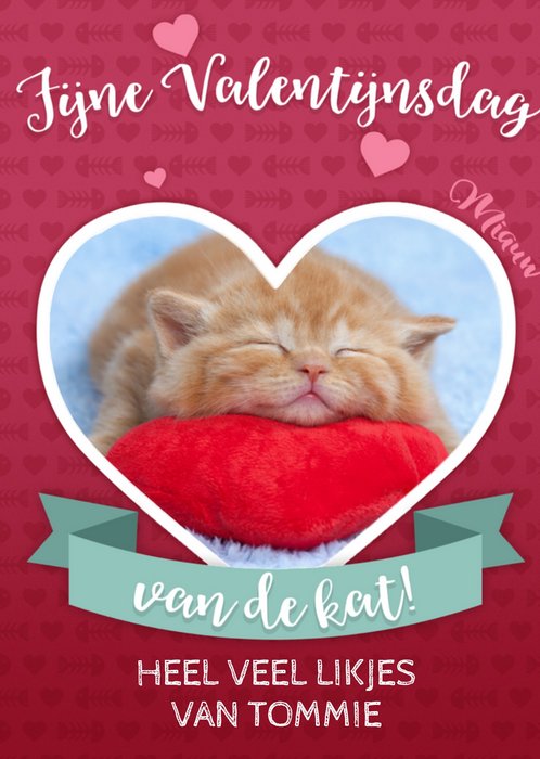 Greetz | Valentijnskaart | kat | foto met naam