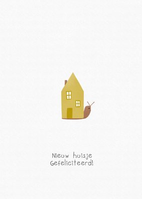 Greetz | Nieuwe woning kaart | huis | illustratie