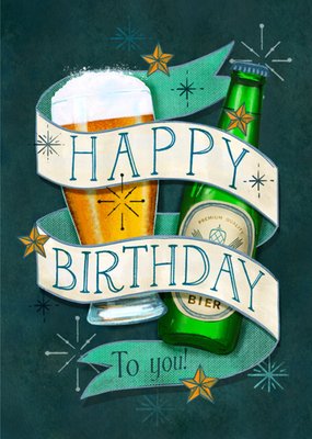 Petit Konijn | Verjaardagskaart | biertjes