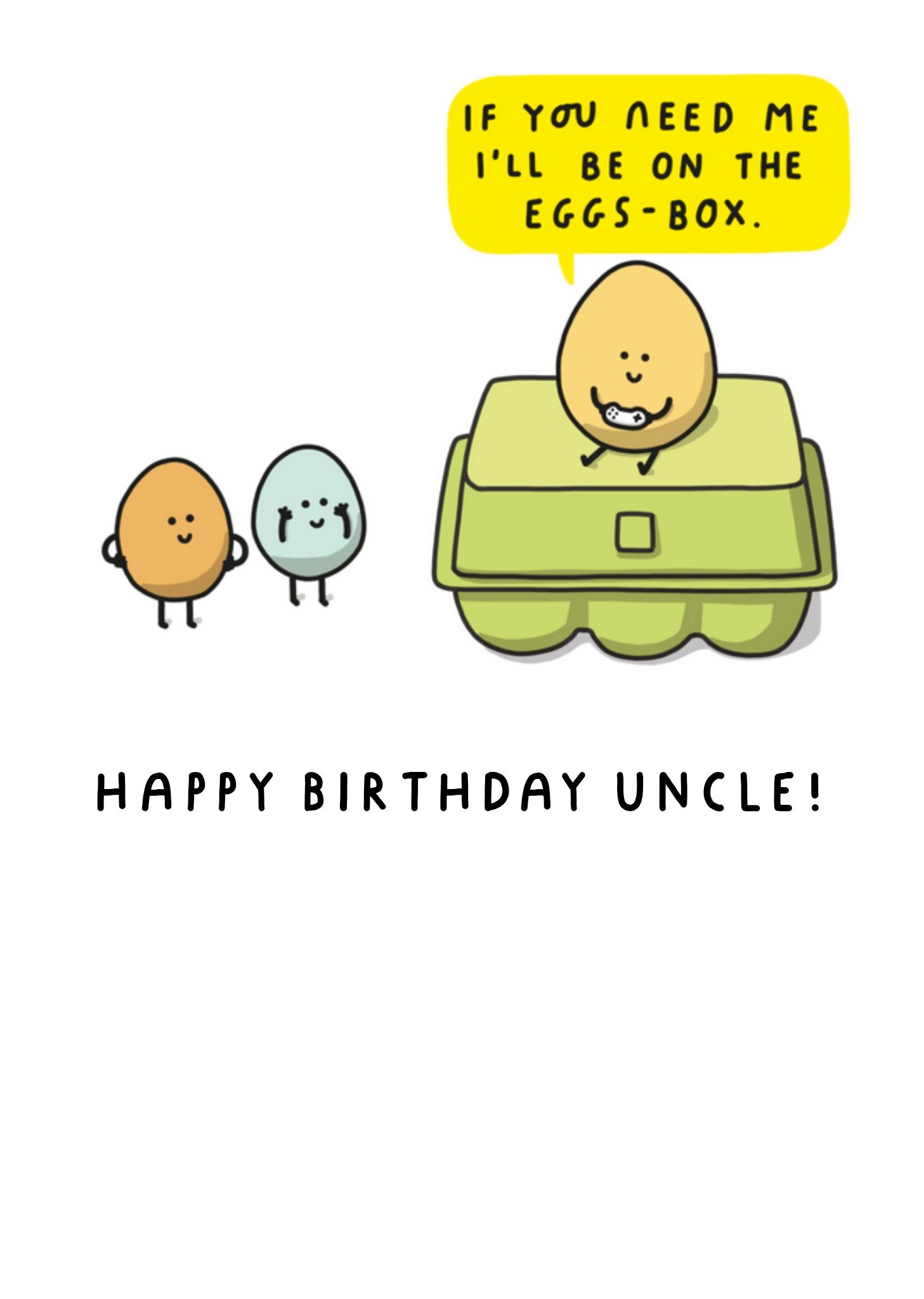 Tillovision - Verjaardagskaart - oom