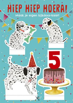Patricia Hooning | Verjaardagskaart | Hondjes | Met leeftijd