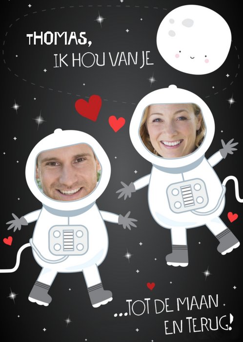 Greetz | Valentijnskaart | fotokaart | astronaut