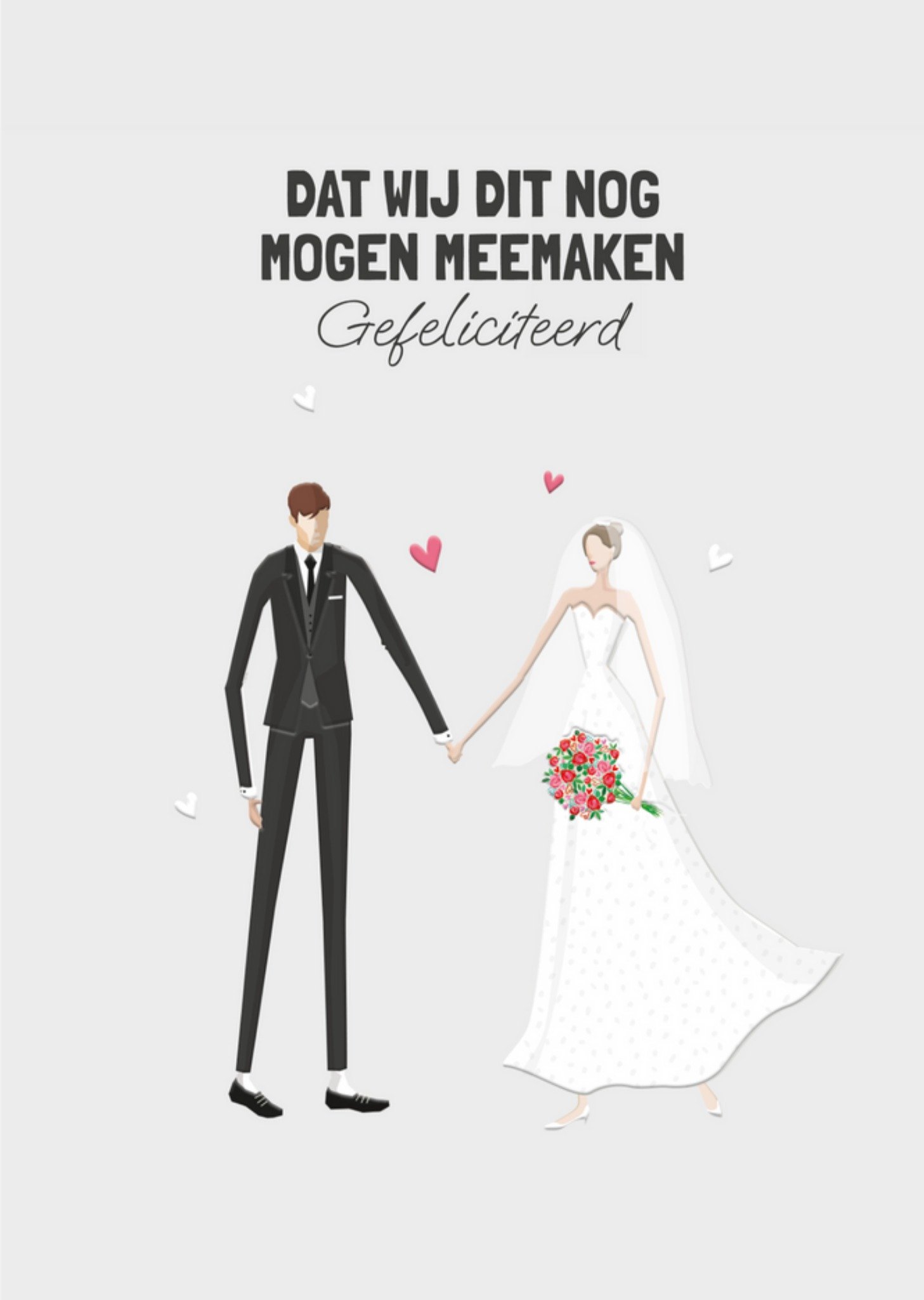 TMS - Huwelijkskaart - Gefeliciteerd - grappig