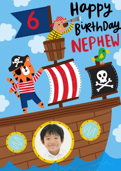 Greetz | Verjaardagskaart | Tiger piraat