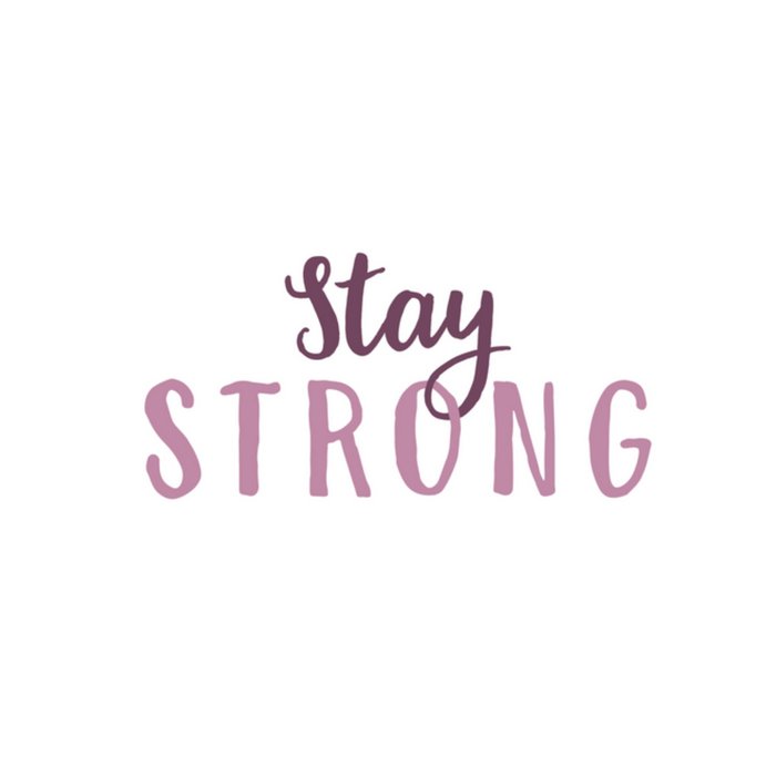 Greetz | Sterkte kaart | Stay strong