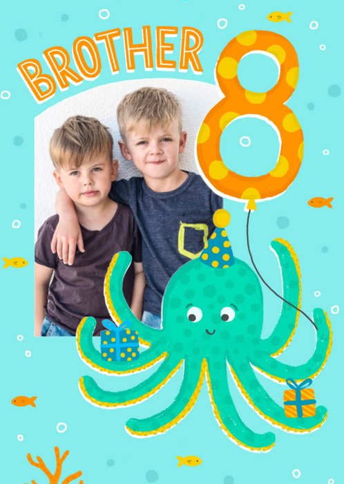 Greetz | Verjaardagskaart | Fotokaart met octopus