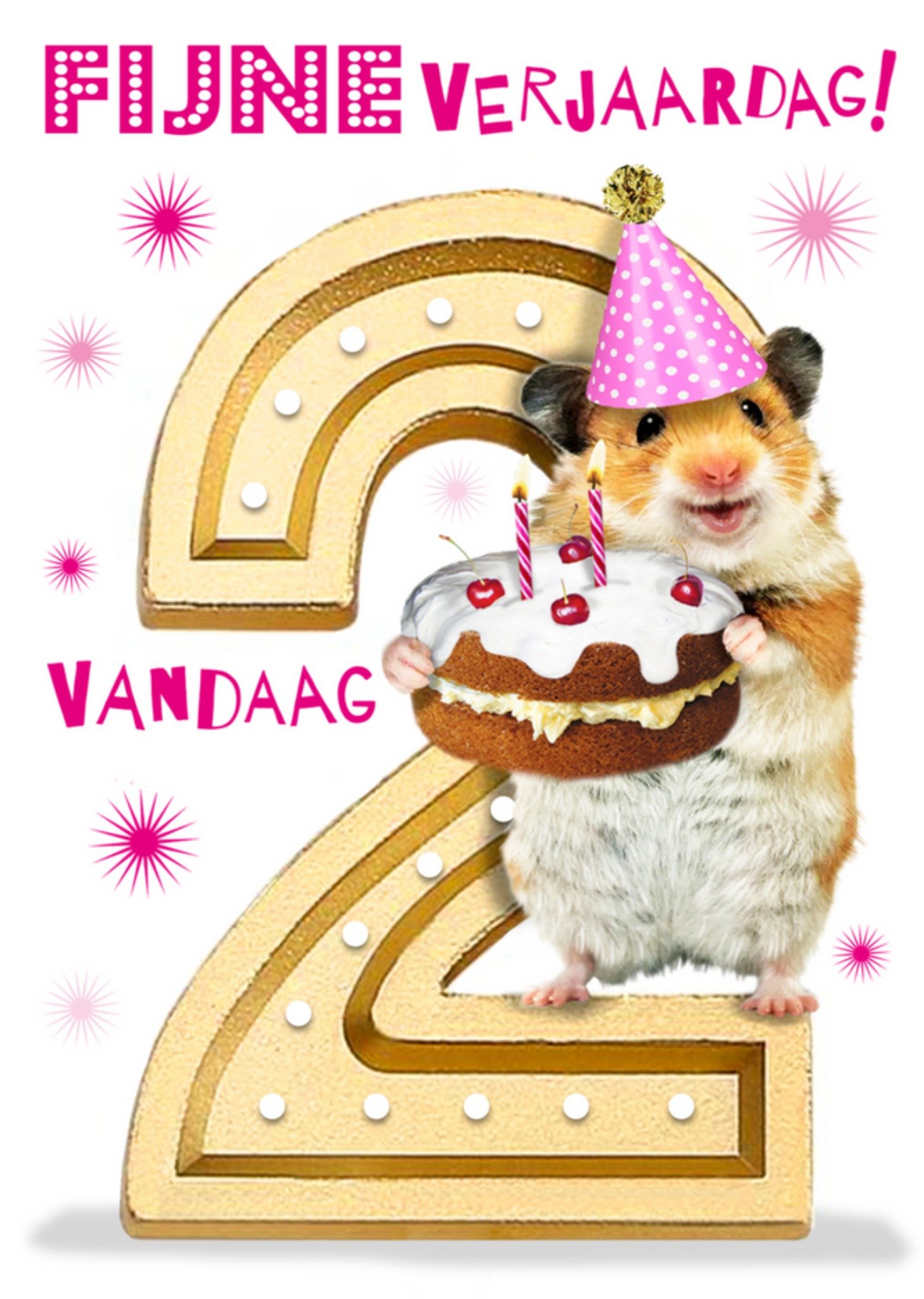 Emma Proctor - Verjaardagskaart - hamster