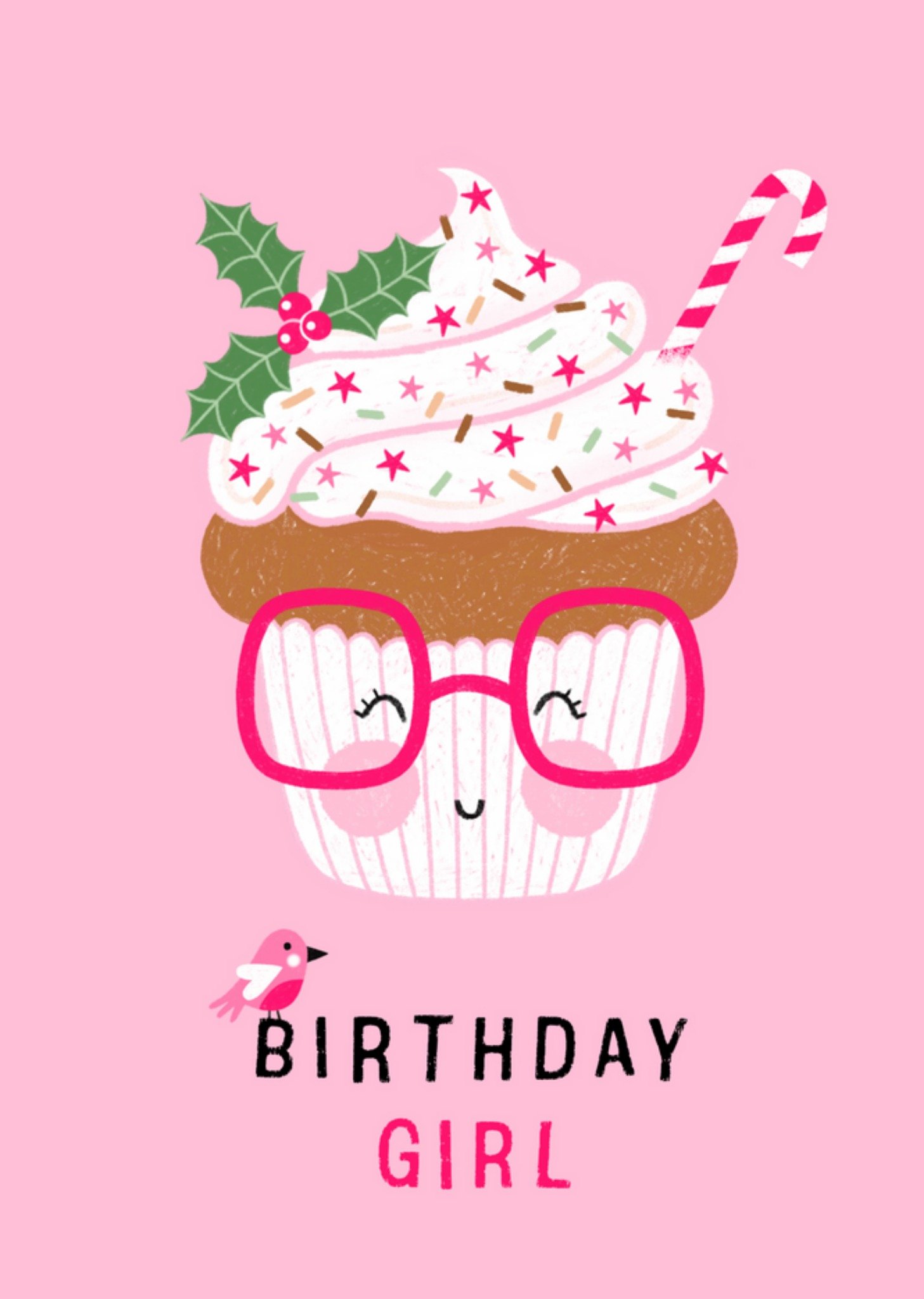 Marieke Witke - Verjaardagskaart - cupcake