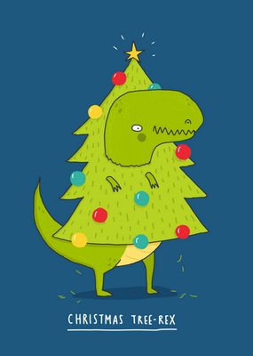 Charly Clements | Kerstkaart | dino | boom