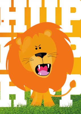 WK kaart met oranje leeuw