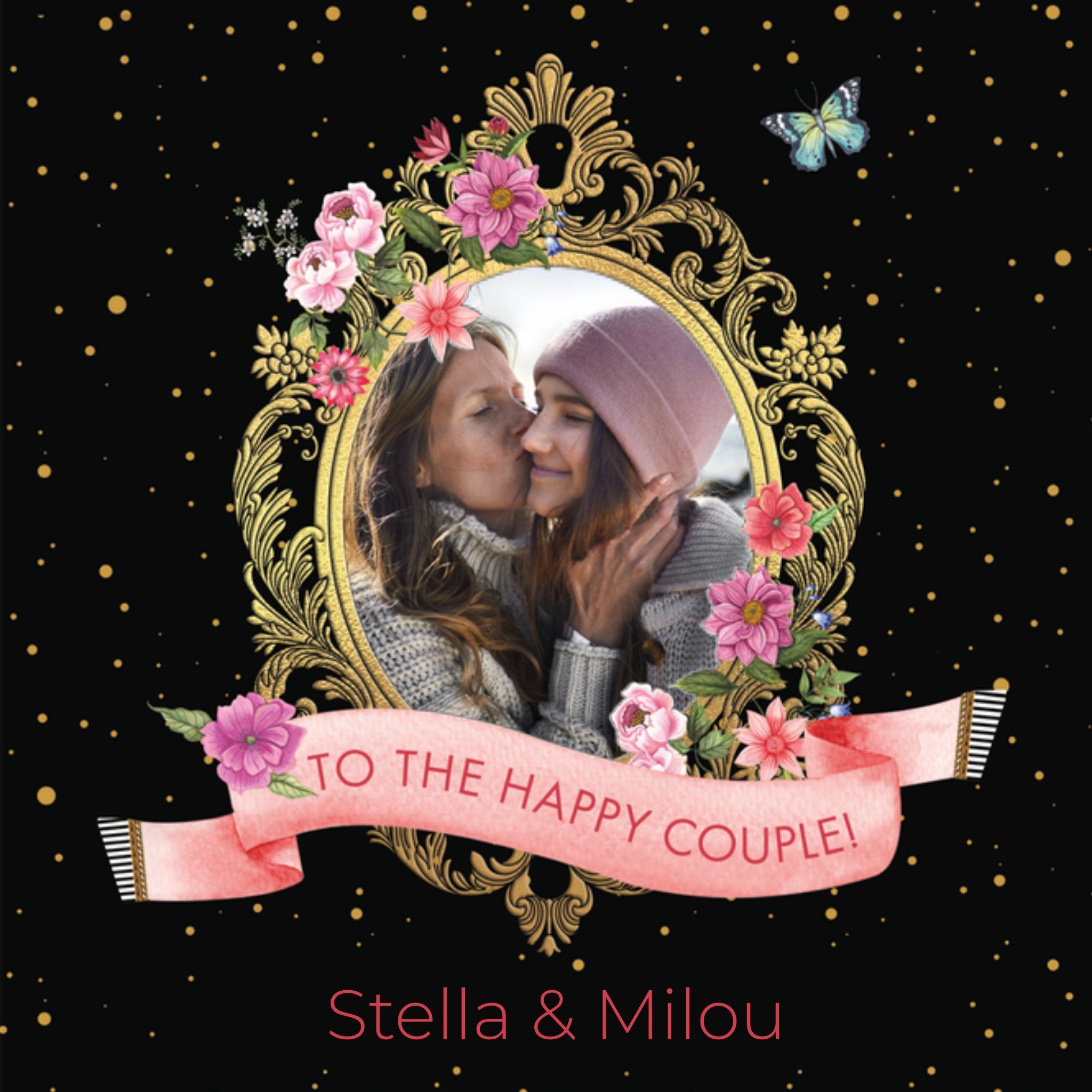 Melli Mello - Huwelijkskaart - Happy Couple